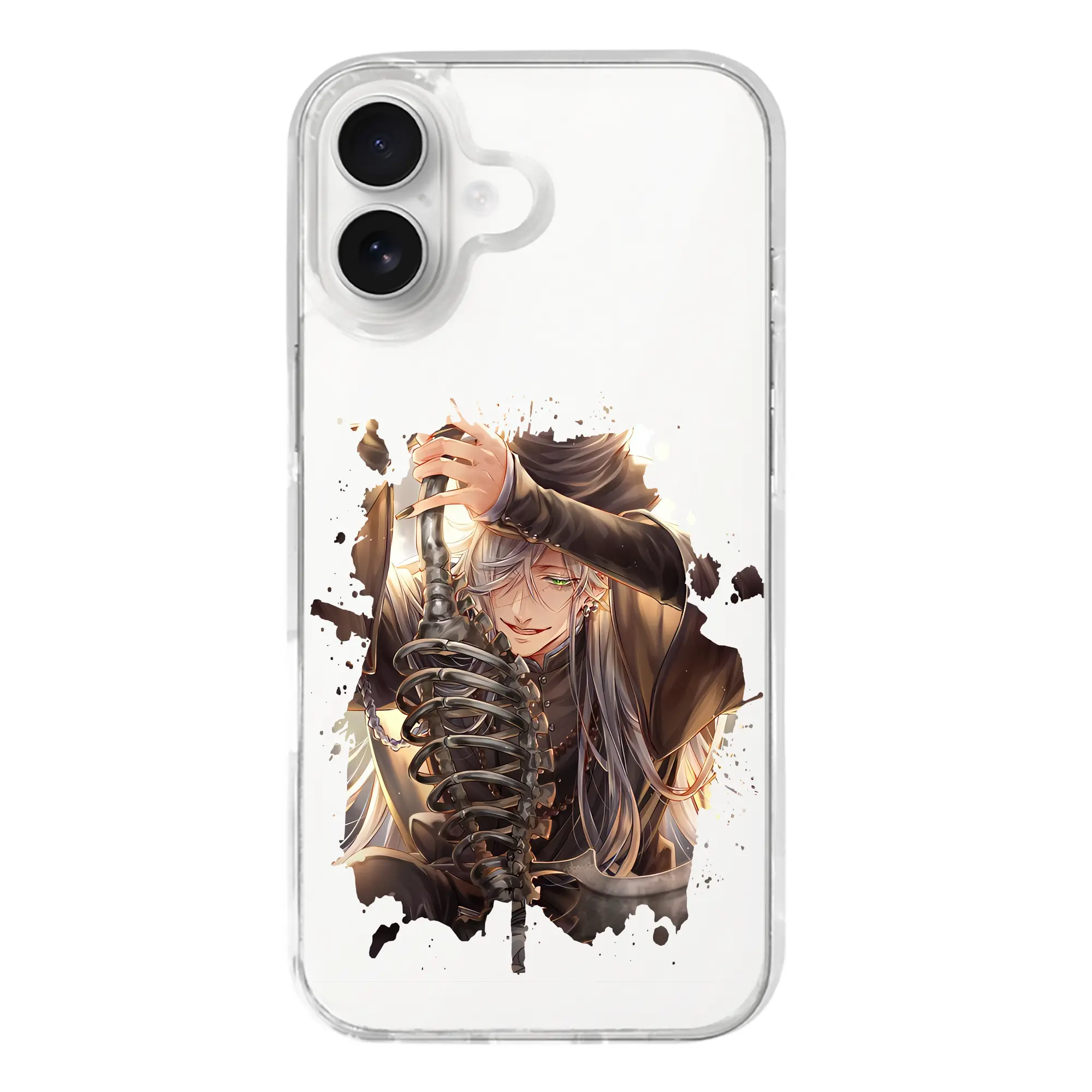 黒執事 グッズ,葬儀屋 - iPhone 17シリーズ 透明スマホケース – 薄型・耐衝撃・精密フィット保護カバー